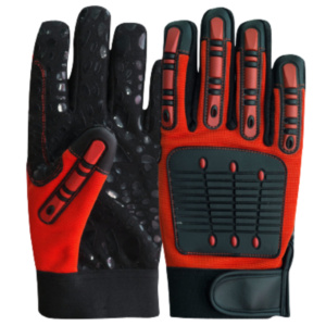 ถุงมือกันกระแทกสำหรับงานหนัก คุณภาพสูงสุด ผลิตจากหนังสังเคราะห์เสริมแรง Amara ทนทานต่อแรงกระแทก เหมาะสำหรับงานช่าง - Product Image 3