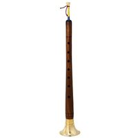 Shehnai Musical Instrument Brass Bell Wooden Flute Traditional Playing Instrument for Practice and Performance