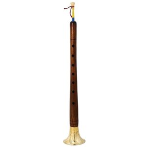Instrument de musique Shehnai, flûte en bois avec cloche en laiton, instrument traditionnel pour la pratique et la performance - Product Image 1