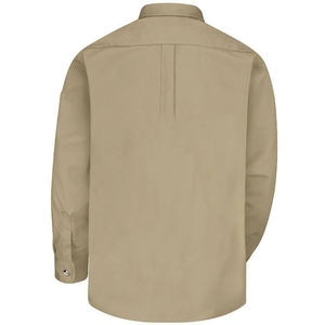 Camisa de Carga para Hombre al por Mayor, Ecológica, para Exteriores, de Otoño, Casual, Holgada, de Manga Larga, Teñida Lisa, Tallas Grandes, Color Sólido - Product Image 3