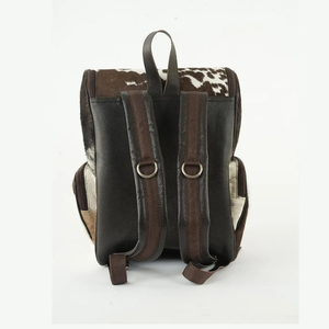 Mochila de Cuero Vacuno con Flecos, Estilo Bohemio, Múltiples Bolsillos, Unisex, Mochila de Día con Respaldo Suave, 15 Pulgadas - Product Image 6
