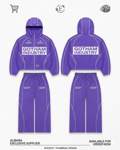 Chaqueta cortavientos unisex impermeable personalizable 2026 para invierno, estilo urbano, con cuello alto, de poliéster/nailon - Product Image 1