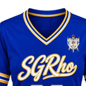 Camiseta de Fútbol Personalizada para Mujer SGRho, Camiseta Deportiva de la Hermandad Griega Sigma Gamma Rho, Uniforme Deportivo Personalizado para Equipo - Product Image 3