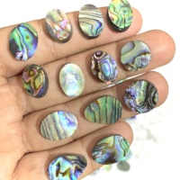 Coquilles d'ormeaux en pierres précieuses naturelles, qualité AAAAA, certifiées IGI, 100 % authentiques, multicolores, effet plume de paon, pour bijoux