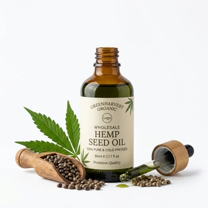 Aceite de Semillas de Cáñamo Natural en Línea, Aceite de Cáñamo Prensado en Frío de Grado Alimenticio Premium, Rico en Ácidos Grasos Esenciales, Suministro al por Mayor, Exportación - Product Image 5