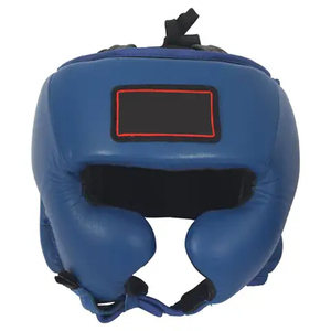 Customizable <b>Head</b> Guard for <b>Training</b> Factory OEM Fight Gear High Quality Customized Full Face Boxing Gear Leather <b>Head</b> Guard - Product Image 4