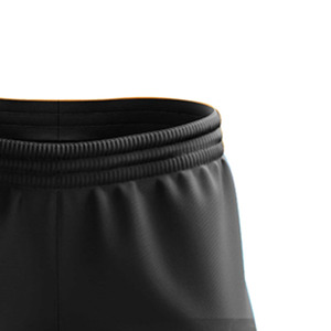 Pantalon de survêtement noir pour homme avec motif dégradé rose, taille élastique, décontracté, respirant, en polyester, idéal pour l'été - Product Image 5