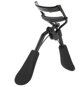 Recourbe-cils professionnel en acier inoxydable noir, outil de recourbement des cils en silicone souple, anneau antidérapant pour les doigts, convient à toutes les formes et tailles de yeux - Product Image 1