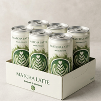 TRENDY 330ml Poudre instantanée aromatisée Matcha Latte Produit Premium Meilleur Prix Vente en Gros Usine Vietnamienne OEM ODM Échantillon Gratuit