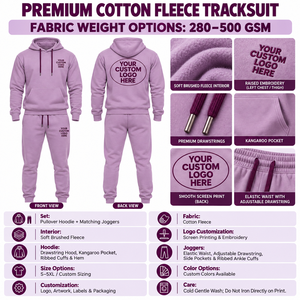 Sudadera con Capucha y Pantalones de Alta Calidad para Hombre, Personalizados con Logotipo Propio, Bordados, Ecológicos, Transpirables, de Material de Felpa de Poliéster/Algodón - Product Image 6