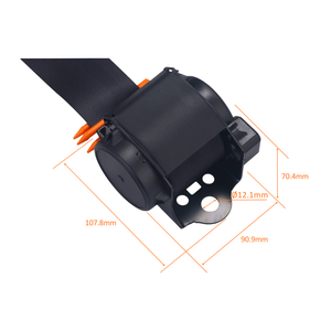 Cinturón de Seguridad de 3 Puntos Mini ELR de Alta Calidad HO-BEF016-49 SAE J386 con Certificación E-mark Dot R200.2 - Product Image 2