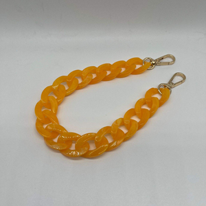 23.6 Inch Short Thick Resin Purse <b>Bag</b> Handle Shoulder <b>Strap</b> <b>Replacement</b>,Chunky Acrylic Purse <b>Strap</b> <b>Bag</b> Chain Handle - Product Image 6