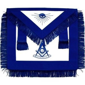 Tablier de Maître Maçon de Haute Qualité, Élégant et Brodé, avec Ceinture Ajustable, en Tissu Durable - Product Image 6