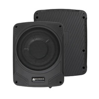Subwoofer actif pour voiture de taille compacte 10 pouces 150W avec bobine vocale en cuivre pur à 4 couches
