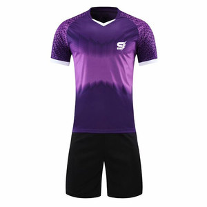 Made In 100% Polyester Design Your Own Team Wear Soccer Uniform <b>Sets</b> <b>Cheap</b> Price Soccer Uniform - Product Image 1