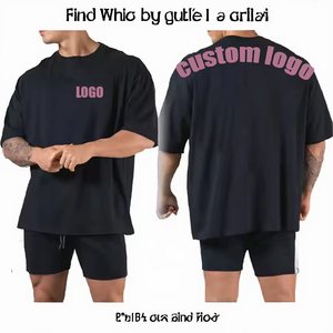 Camisetas Personalizadas de Alta Calidad para Hombre, Color Sólido, Estilo Hip Hop, Ecológicas, Transpirables, 240g, Secado Rápido, Anti-UV, Tejido de Punto 100% - Product Image 2