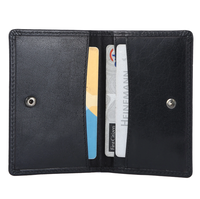 Dompet Kartu Kulit Asli Kustom Ringan Berkualitas Tinggi Dompet Kartu Pria Saku Mini Tipis Kulit Crazy Horse