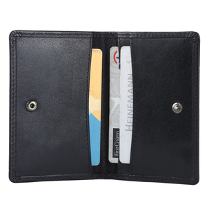 Custom Genuine Leather Card Holder Lightweight High Quality Men's Card Holder <b>Wallets</b> Pocket Mini <b>Smart</b> Slim Crazy Horse Leather - Product Image 1