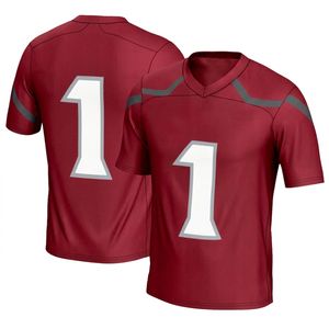 Wholesale OEM New Design Breathable Short Sleeve American Football Jerseys Custom Digital Printed Blank - Product Image 1
