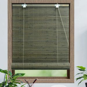 Persiana Enrollable de Bambú para Sala de Estar, Privacidad, Aula, Refrigeración, Decoración Natural para el Hogar - Product Image 6