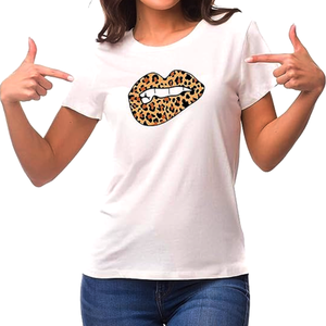 Nuevo Conjunto de Camisetas Gráficas DTG de Algodón 100% de Alta Calidad para Hombre, Estilo Labios, Oversize, Lavado Ácido, Tejido, Estilo Urbano Cortado - Product Image 3