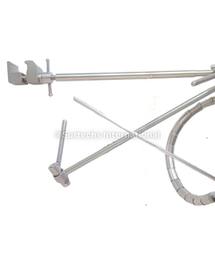 Retractor de hígado laparoscópico flexible Nathanson de acero inoxidable Surtechs con 3 ganchos, soporte para endoscopio, instrumento quirúrgico CE - Product Image 5