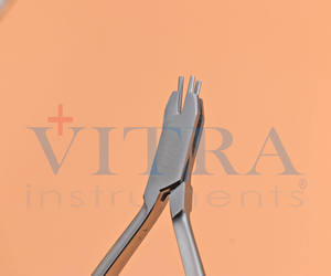 Alicates de Tres Mordazas de Acero Inoxidable para Doblar Alambres de Ortodoncia, Instrumento Dental Manual OEM ODM - Product Image 3