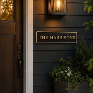 Custom Brass Sign Bronze Finish Door <b>Plaque</b> Personalized Brass Nameplate <b>Engraved</b> Door Sign Custom House Office Business <b>Plaque</b> - Product Image 5