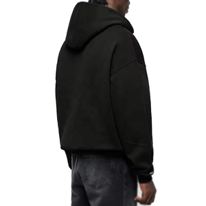 Sudadera con capucha para hombre con cremallera, logotipo personalizado, estampado en relieve de alta calidad, sudaderas extragrandes para hombre, sudaderas con capucha y sudaderas. - Product Image 6