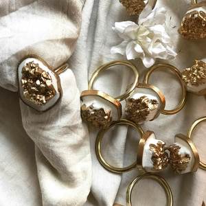 New Resin Modern High Quality Napkin <b>Ring</b> Custom Color Luxury Eco-Friendly Design Custom Logo Customized Printing for Home - Product Image 3