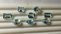 Bonne Qualité Bleu Santa Maria Aquamarine Mix Forme Toutes Les Tailles Pierres Précieuses À Facettes En Vrac De Fournisseur Indien