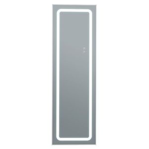 Specchio LED in Alluminio 63*20 Pollici Rettangolare ad Angolo Retto con 3 Tonalità di Luce, Luminosità Regolabile, Funzione Memoria, Appendibile o da Tavolo, a Figura Intera - Product Image 2