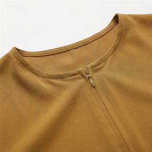 Vestido Abaya Musulmán para Mujer de Color Sólido de Primera Calidad, Precio al por Mayor, Nuevo Estilo, Ropa Islámica Elegante y Modesta para Damas - Product Image 4