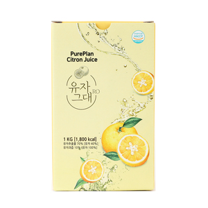 [Pure Bright and Warm Cooperative] Boisson Pure Plan Citron, Concentré de jus de citron Premium & Format familial 1kg & Thé sans sucre - Product Image 2