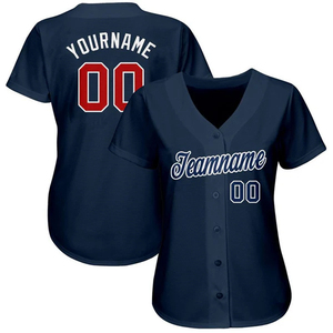 Maillot de baseball tendance USA à boutons, uniforme personnalisé pour jeunes, adultes, hommes, femmes, tenue d'équipe - Product Image 3