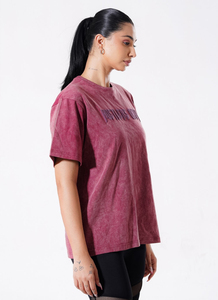T-shirts amples et décontractés pour femmes en toile 100 % coton de qualité supérieure, délavés à l'acide, personnalisés et respirants - Product Image 4