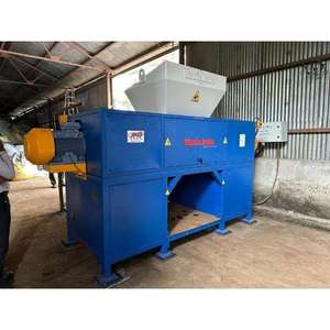 Broyeur de métaux semi-automatique à double arbre pour usage industriel intensif, léger et robuste, pour le recyclage des déchets métalliques - Product Image 3