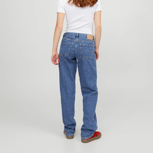 Pantalones Vaqueros Vintage con Lavado Ácido para Mujer, Transpirables, Estilo Holgado, Casual, Elegantes, de Cintura Alta, para Usar en la Calle o en Discotecas - Product Image 3