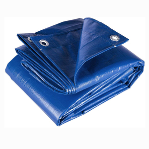 Blue PE Tarpaulin High Durability Heavy Duty Large Capacity Optional Colors and Sizes Waterproof Sunproof <b>Sheet</b> Tarp - Product Image 1