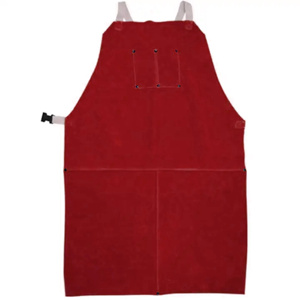 Heavy-Duty Long-Lasting Cowhide Split <b>Leather</b> <b>Tool</b> Apron Spark Resistant for Multi-Purpose Industrial Carpentry <b>Work</b> Welding - Product Image 2
