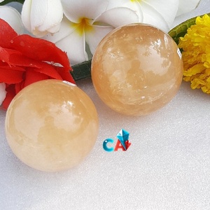 High Quality Hand Carved Calcite Sphere Natural Healing Honey <b>Crystal</b> Stone <b>Craft</b> <b>for</b> Home Decor Feng Shui Theme Direct Love - Product Image 4