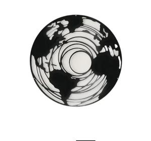 Modern Metal Circular <b>Wall</b> Art Black Powder Coated Handmade Decor for Home Decoration Large 33-40 Inch - Product Image 3