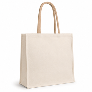 กระเป๋าผ้าแคนวาสเคลือบลามิเนต 300GSM ขนาด 40x35x16 ซม. พร้อมหูหิ้วผ้าฝ้ายบุฟองน้ำ รับทำโลโก้ตามสั่ง ขายส่งจากโรงงาน - Product Image 3