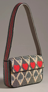 Bolso de mensajero de mujer hecho a mano de gran capacidad de diseñador de estilo bohemio indio, bolso de compras de noche, estilo bohemio con cuentas, venta al por mayor - Product Image 6