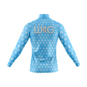 Maillot de cyclisme pour hommes à manches longues, coupe-vent, respirant, séchage rapide, léger, en tissu extensible Spandex/Polyester - Product Image 6
