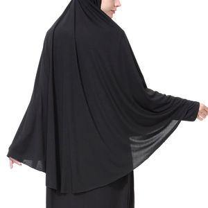 Écharpes Hijab Châle Longues Unies pour Femmes Musulmanes, Légères, Séchage Rapide, Toucher Soie Lisse et Brillant, Haute Qualité, Vente en Gros - Product Image 2