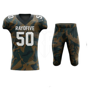 Camiseta de fútbol americano para hombre, de alto rendimiento, transpirable, de malla de poliéster, unisex, personalizable, con bordado. - Product Image 3