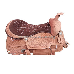 Diseño único Cómodo Estilo Vaquero Americano Hecho a mano Cuero original Western Pleasure Trail Silla de montar a caballo a granel - Product Image 3