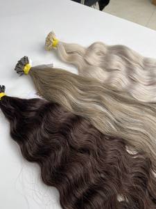 Extensiones de cabello de punta plana de Color Piano de 40cm Cabello humano vietnamita virgen 100% Envío rápido de alta calidad - Product Image 3