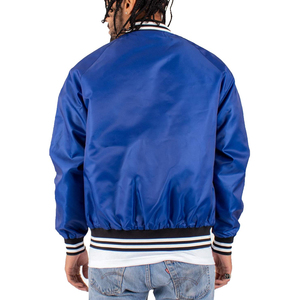 Veste varsity homme en satin de soie de haute qualité, style matelassé tendance, en vente en ligne - Product Image 2